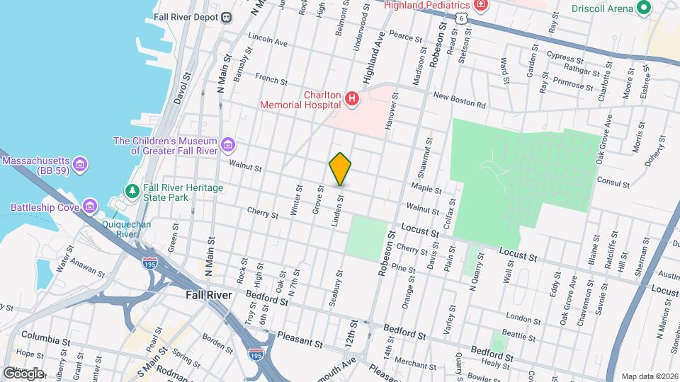 631 Walnut St Map and Location Details