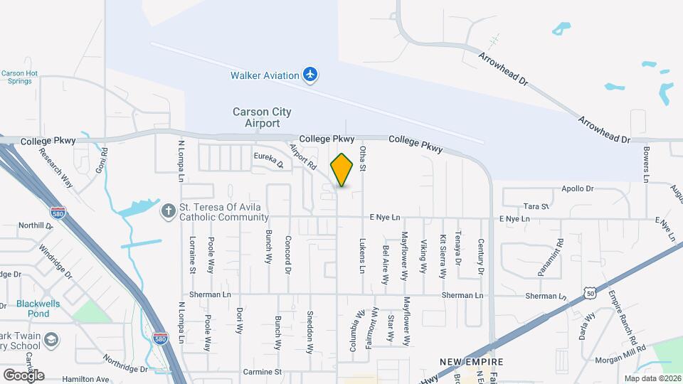 3109 Airport Rd, Unit 3 Map and Location Details