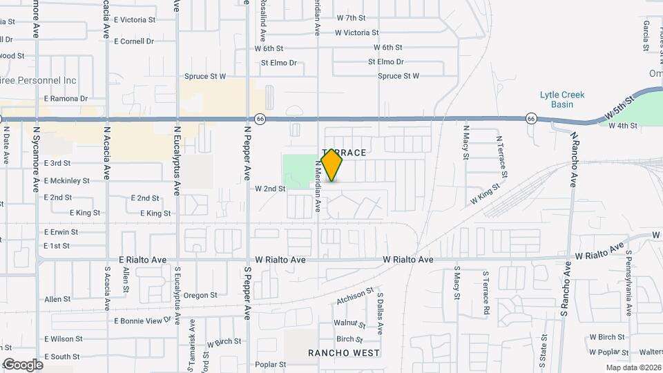 Foothill Villas Apartments Map and Location Details
