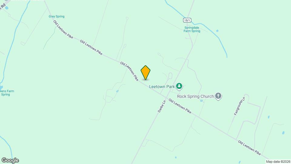 1195 Old Leetown Pike Map and Location Details