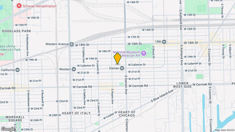 2037 W Cullerton St Mapa y Detalles de la Ubicación