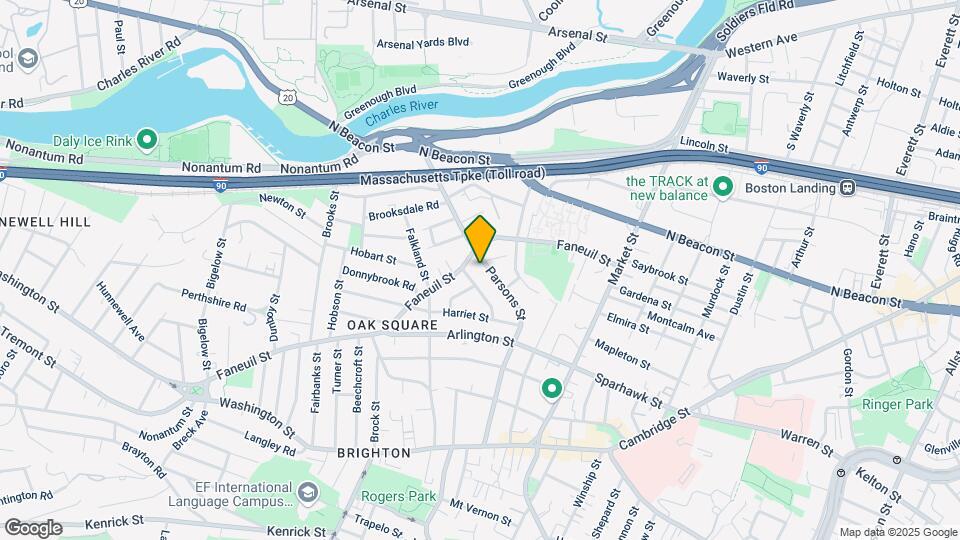 134 Parsons St, Unit 2 Map and Location Details