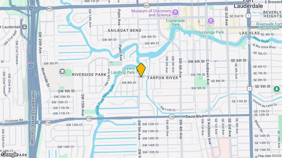 705 SW 8th Terrace Mapa y Detalles de la Ubicación