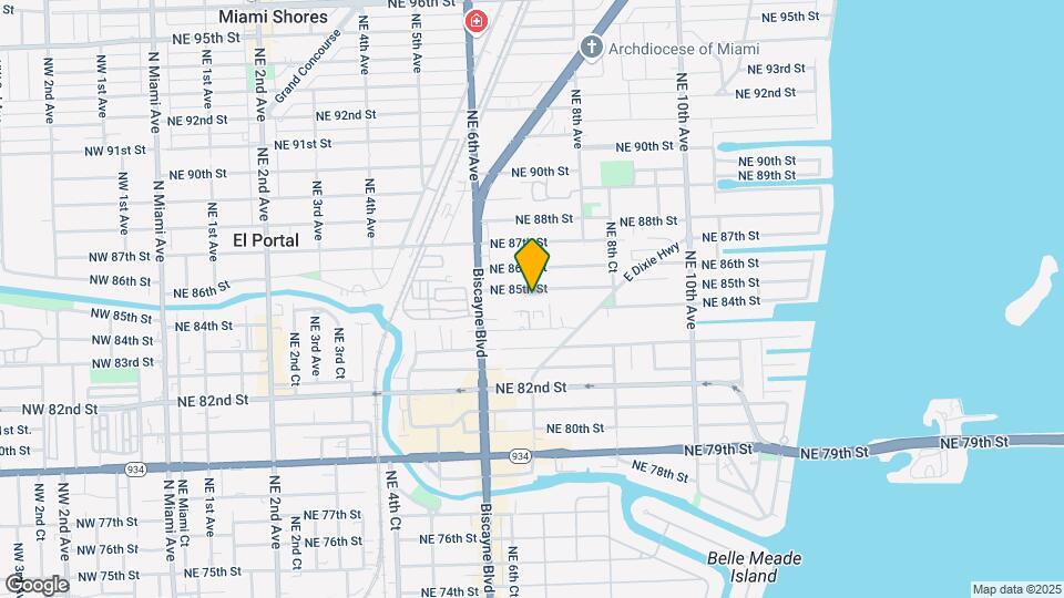 698 NE 85th St Map and Location Details