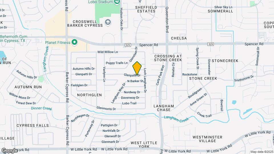 17323 Glenpatti Dr Map and Location Details
