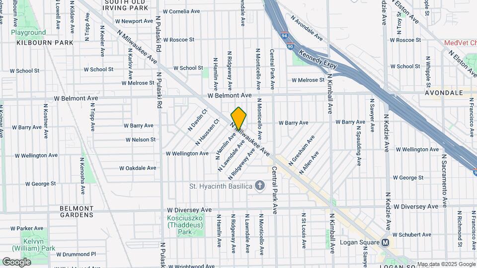 Milwaukee Avenue Apartments Mapa y Detalles de la Ubicación