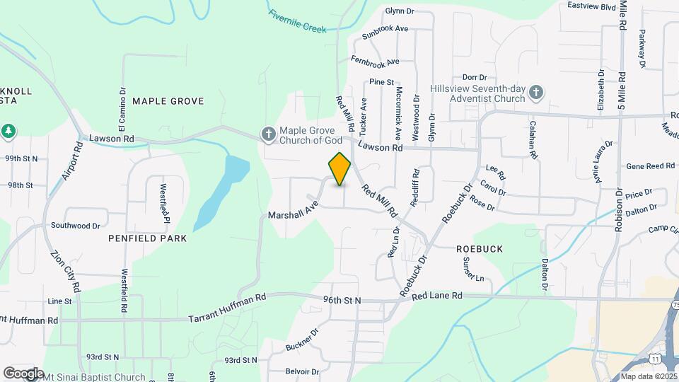 9812 Maple Ln Map and Location Details