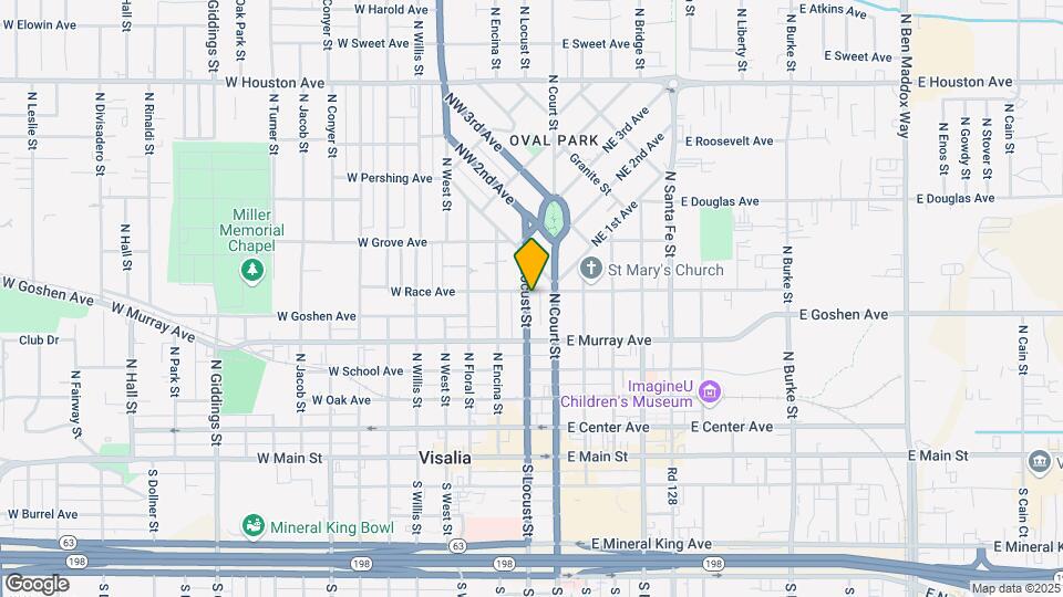 538 N Locust St Map and Location Details