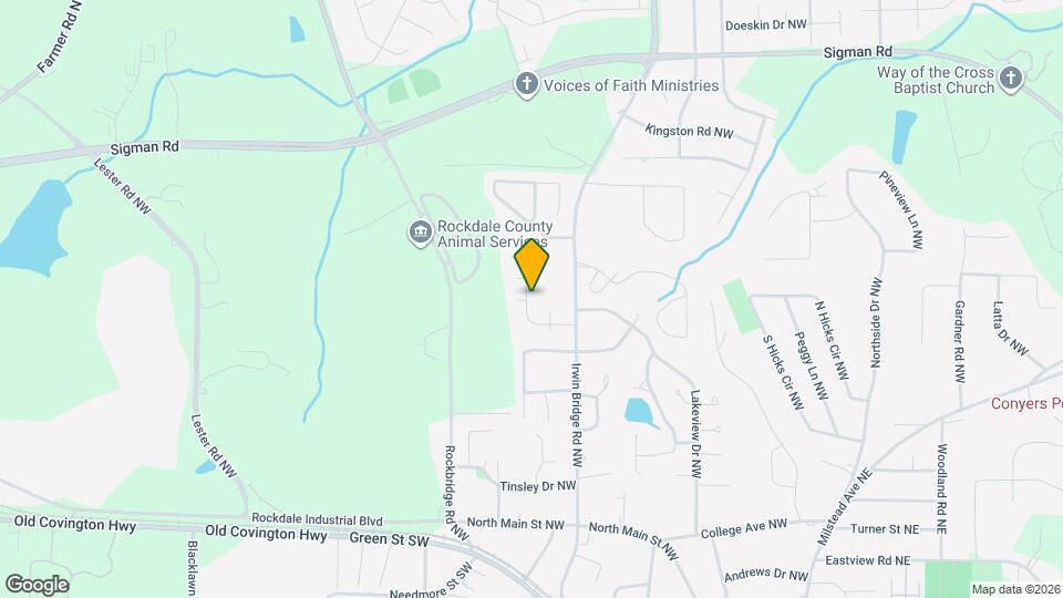 1443 Forest Villa Dr NW Map and Location Details