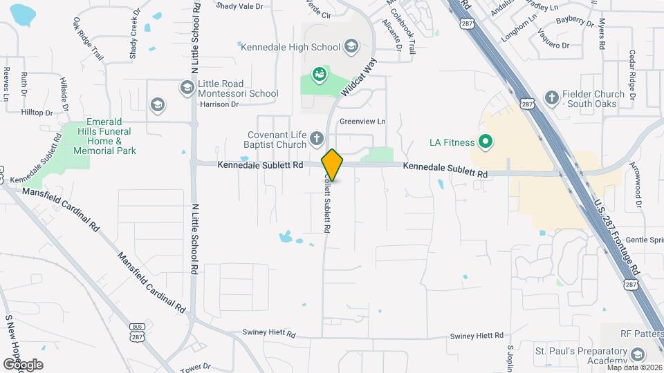 1225 Collett Sublett Rd Map and Location Details