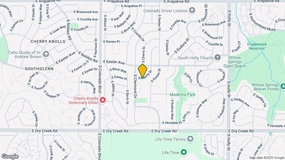 7220 S Cherry Dr Map and Location Details