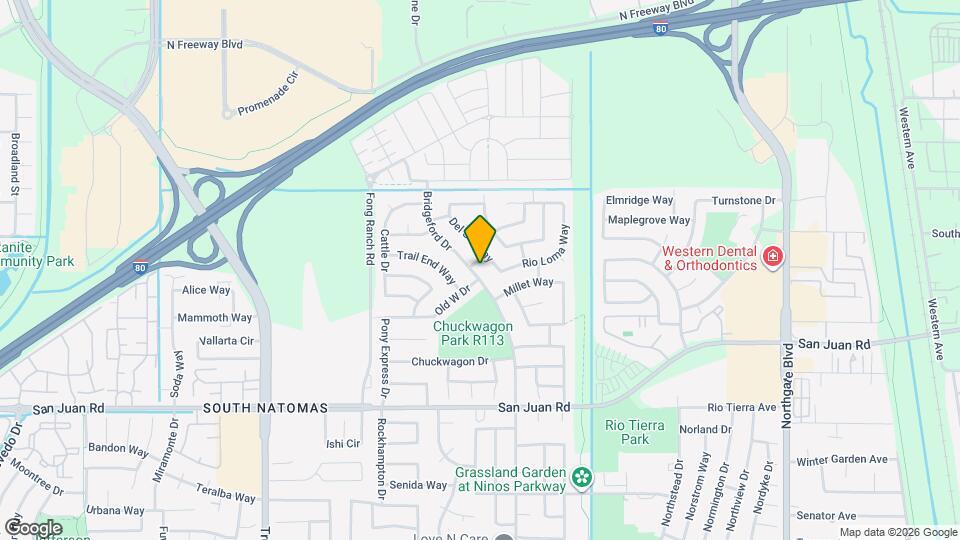 3506 Bridgeford Dr Map and Location Details