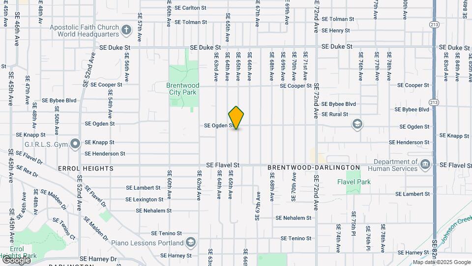 7225 SE 65th Ave Map and Location Details