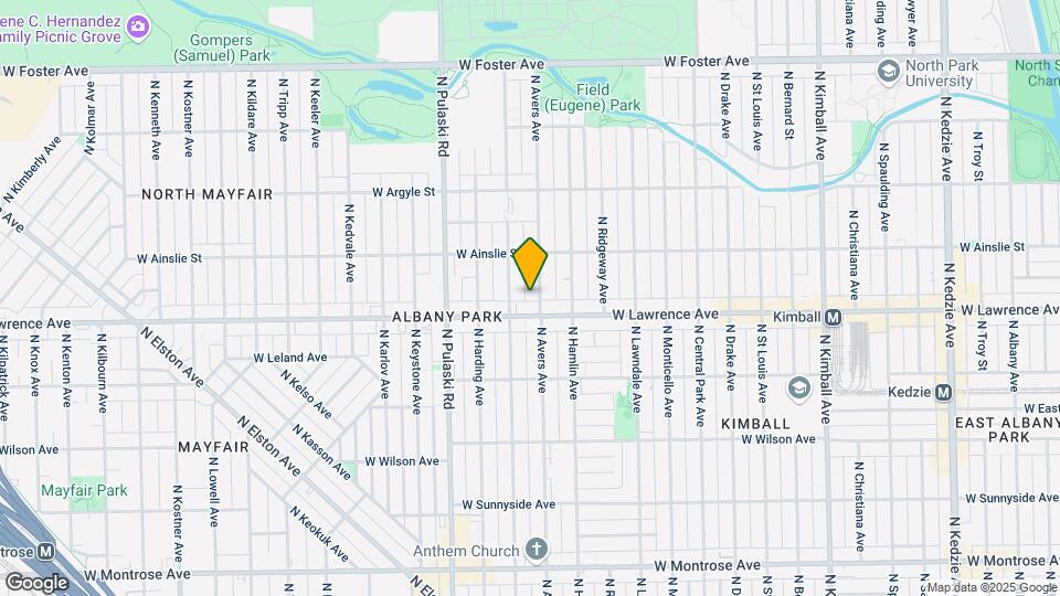 4816 N Avers Ave Mapa y Detalles de la Ubicación