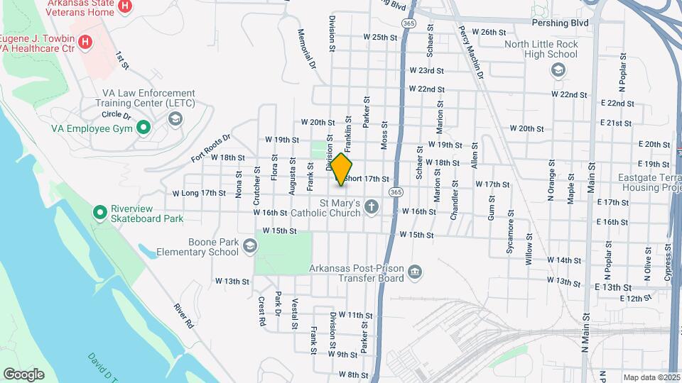 1407 W Long 17th St Map and Location Details