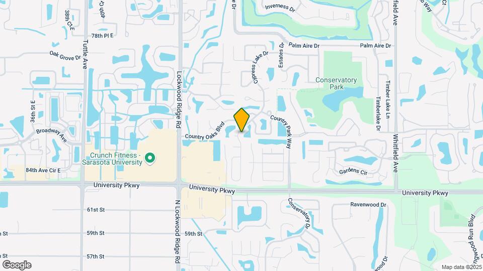 8233 Cypress Lake Dr Map and Location Details