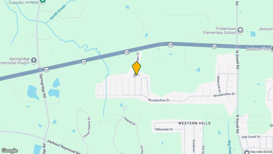 2124 Thousand Oaks Dr Map and Location Details