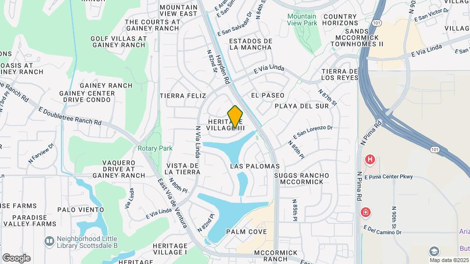 8188 E Del Cuarzo Dr Map and Location Details