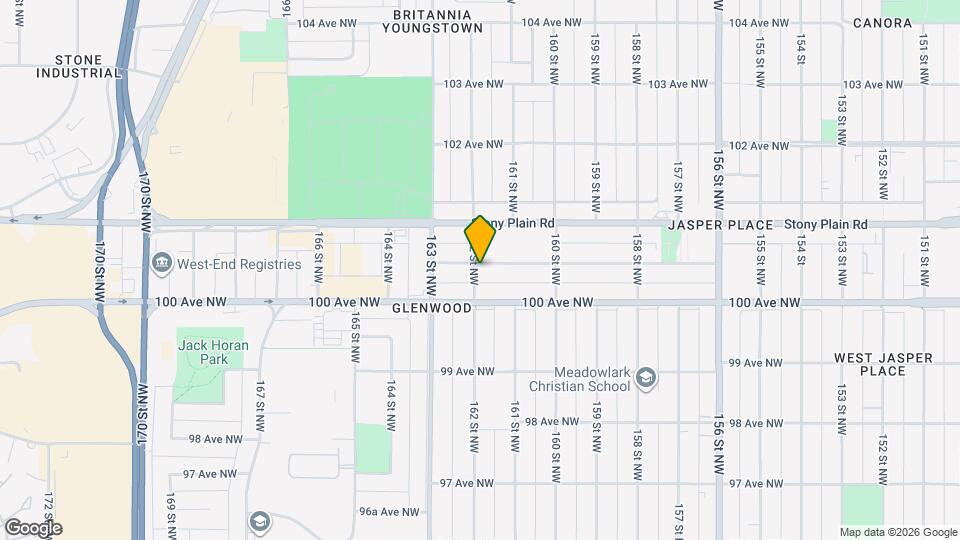 10007 162 St NW Map and Location Details