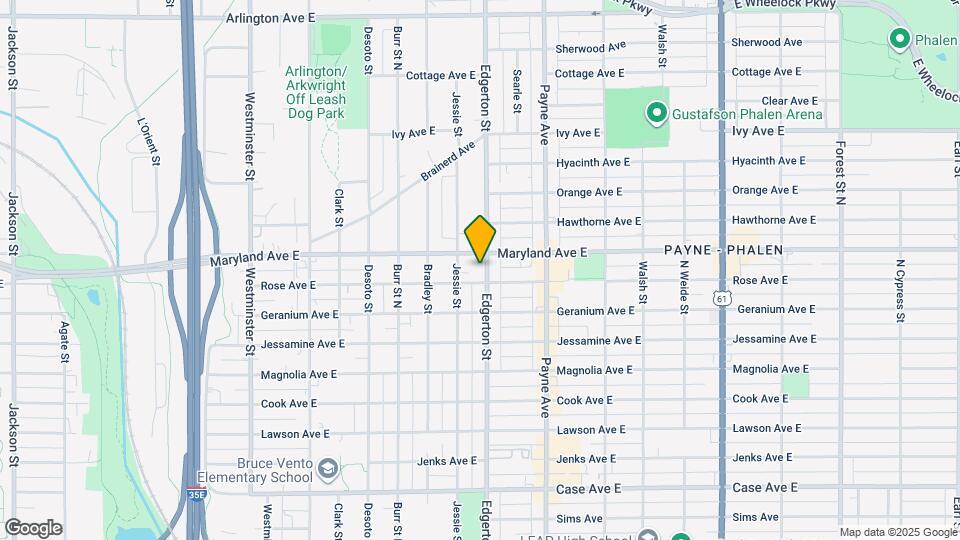 1183 Edgerton St Map and Location Details