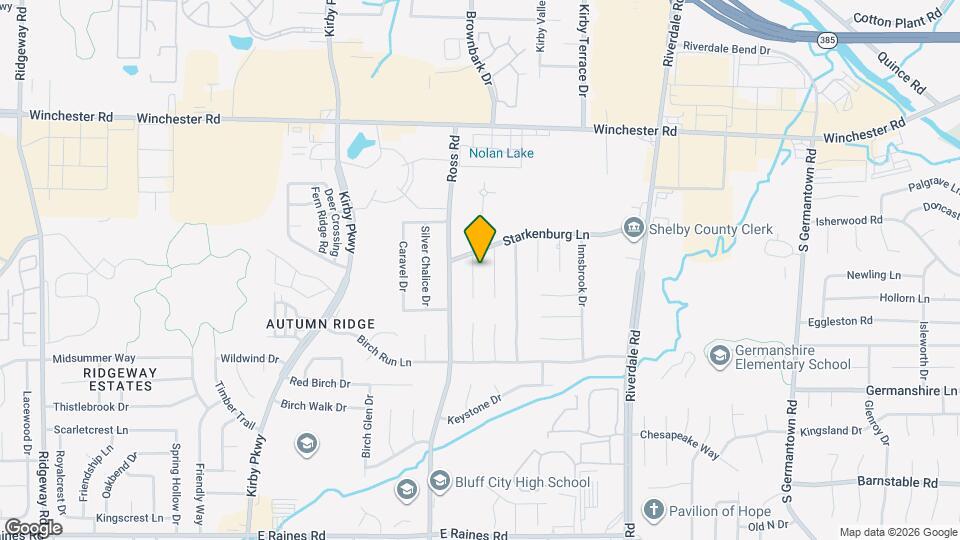 3806 Lawrenceton Cove Map and Location Details