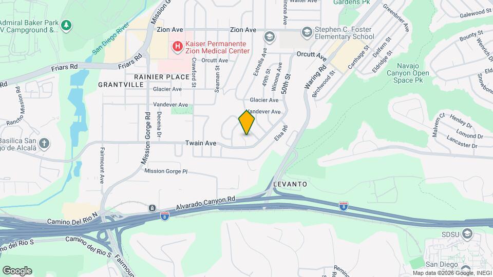 6131 Fenimore Way Map and Location Details