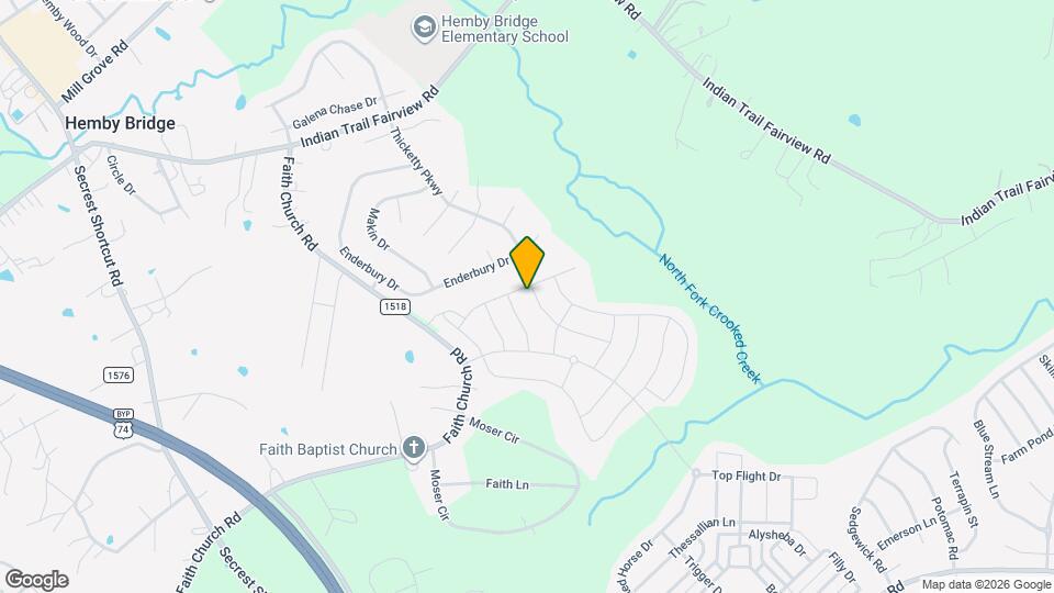 1008 Fairbrae Ln Map and Location Details