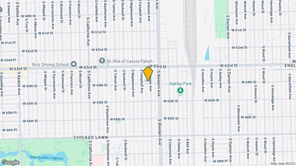 2438 W 64th St Map and Location Details