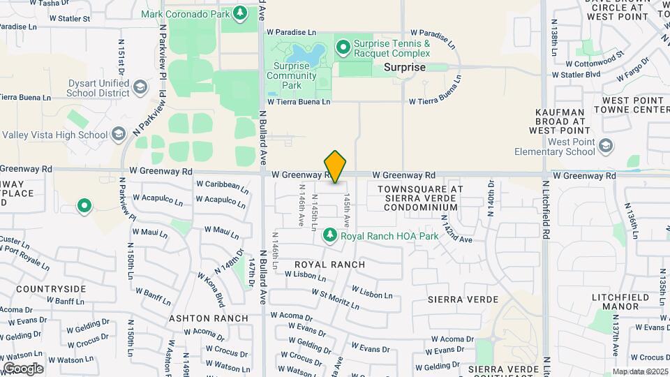 14536 W Acapulco Ln Map and Location Details
