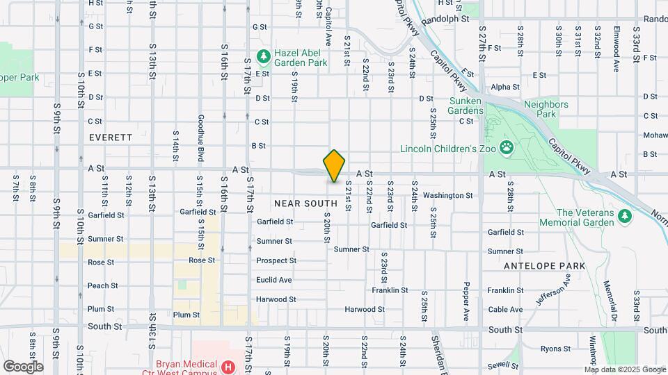 1436 S 20th St Mapa y Detalles de la Ubicación