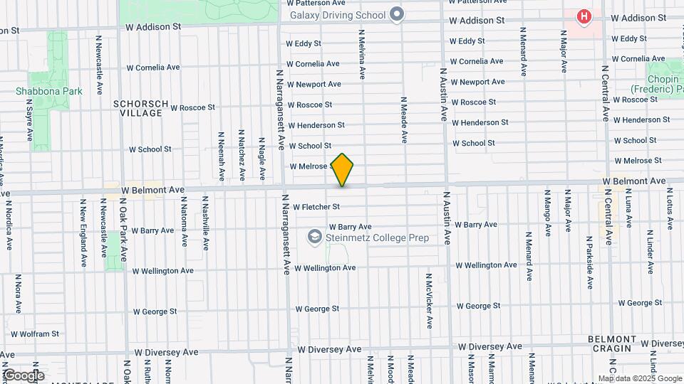 6233 W Belmont Ave Map and Location Details