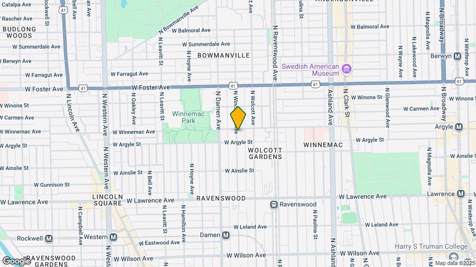 5021 N Winchester Ave, Unit 2F Map and Location Details