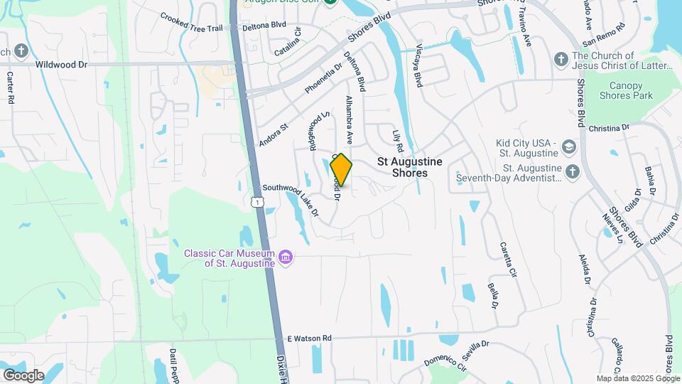 800 Crestwood Dr Mapa y Detalles de la Ubicación