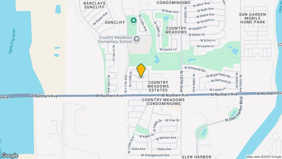 10974 W Manzanita Dr Map and Location Details