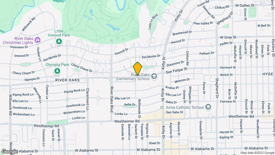 3070 San Felipe St Map and Location Details