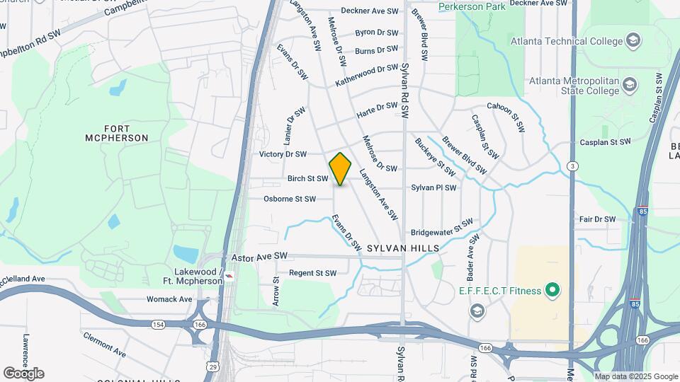 1810 Evans Dr SW Map and Location Details