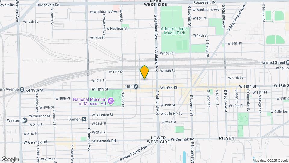 1645 W 17th St Mapa y Detalles de la Ubicación