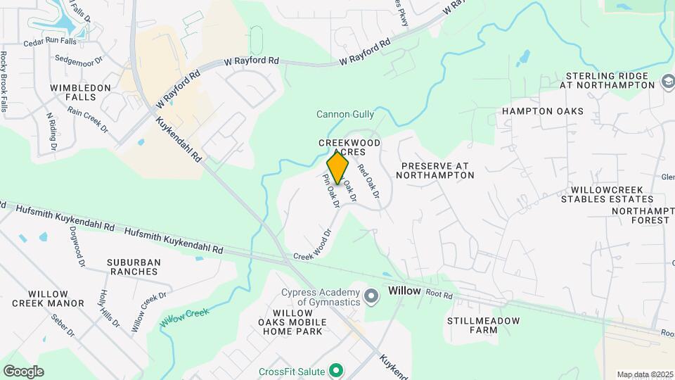 23818 Pin Oak Dr Map and Location Details