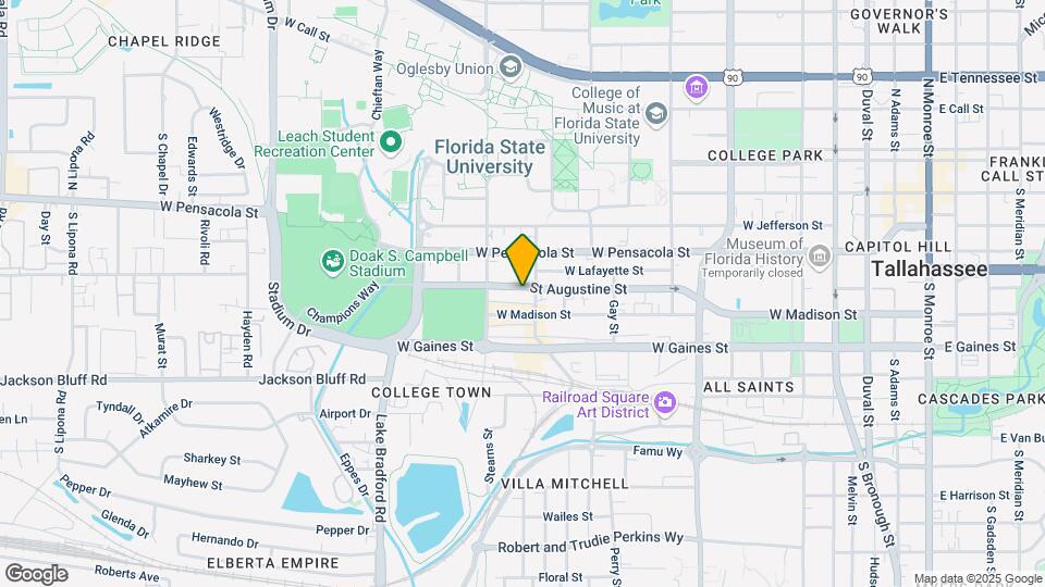 817 St Augustine St Map and Location Details
