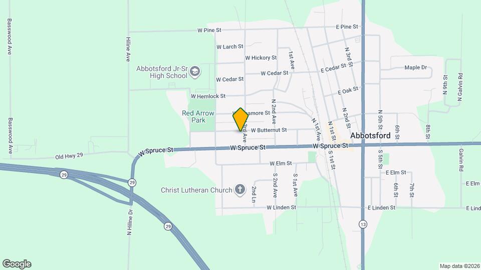 301 W Butternut St Map and Location Details