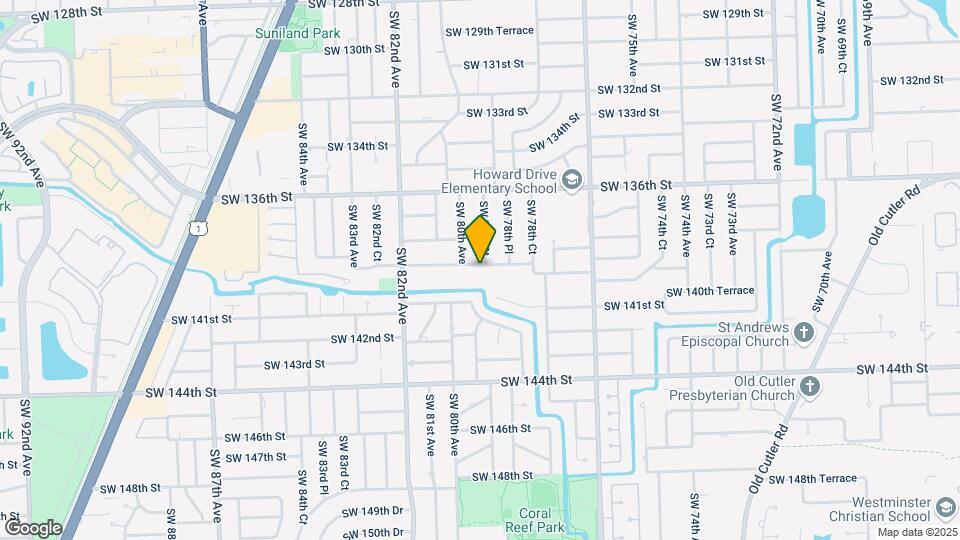 7940 SW 139th Ter Map and Location Details