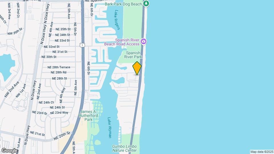 2727 N Ocean Blvd, Unit A502 Map and Location Details