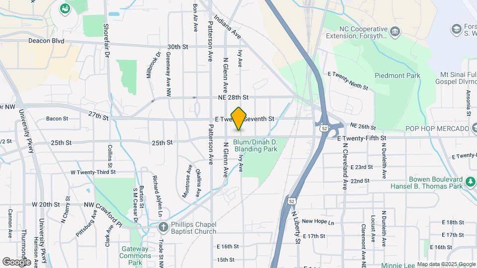 421 E Twenty-Fourth St Map and Location Details