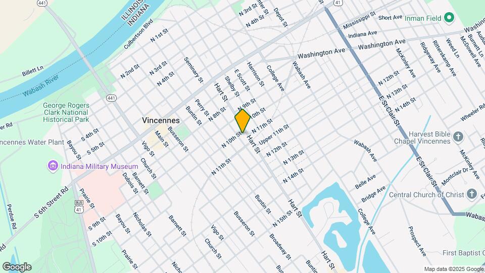 1004 Seminary St Map and Location Details