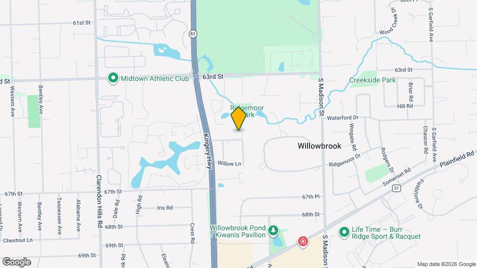 800 Ridgemoor Dr Map and Location Details