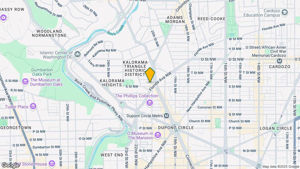 2107 S St NW Map and Location Details
