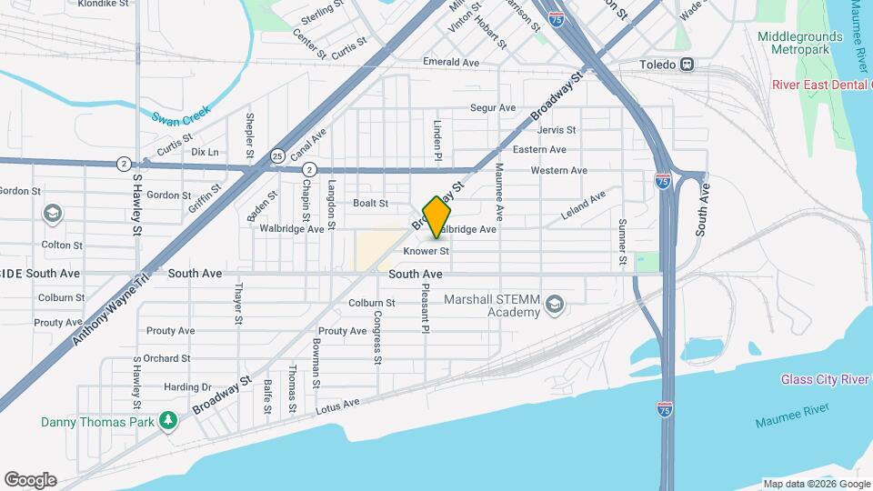 616 Knower St Mapa y Detalles de la Ubicación