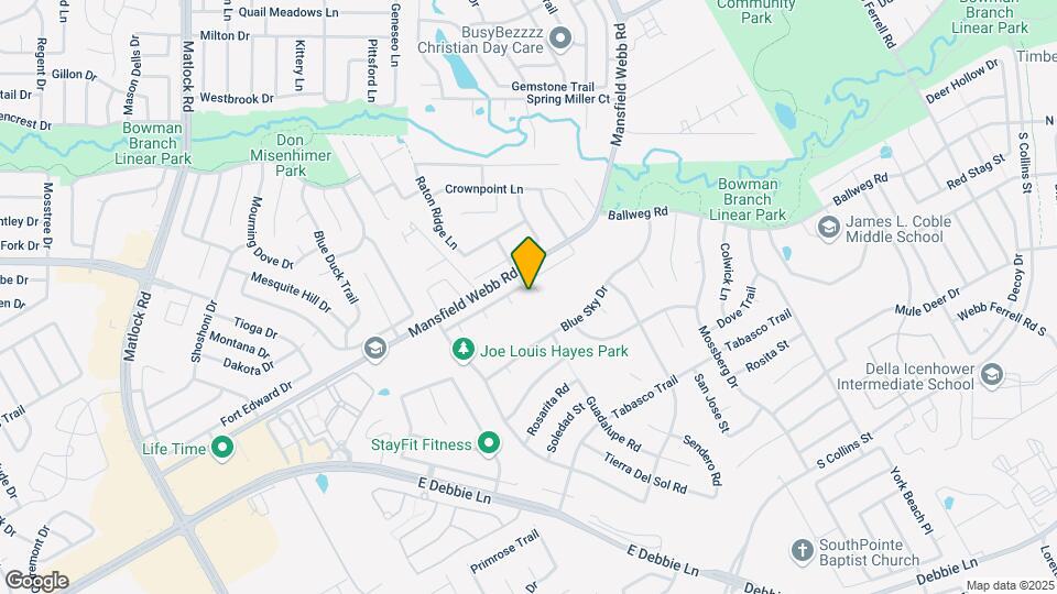 646 Spanish Oak Ct Map and Location Details
