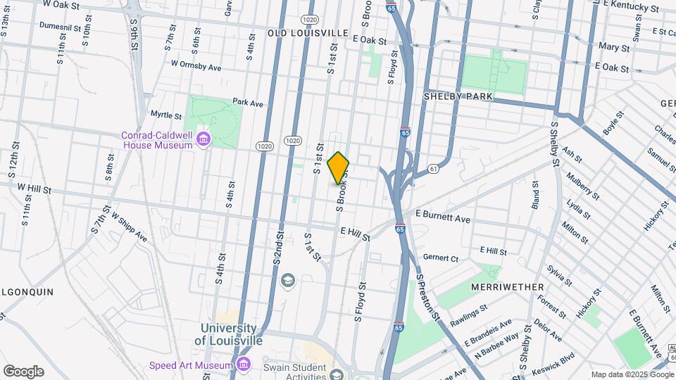 1434 S Brook St Map and Location Details