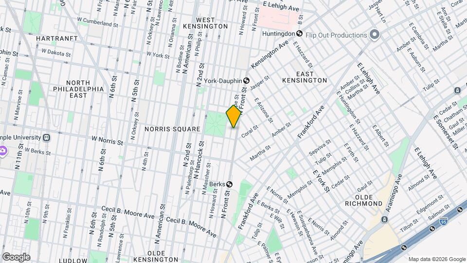 2117 N Hope St Mapa y Detalles de la Ubicación